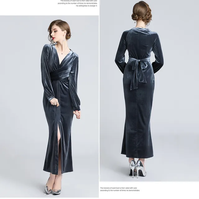 vintage velvet dress