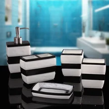 Ванная комната пять частей смолы простой зуб кружка Творческий пара свадебный подарочный набор LO723540