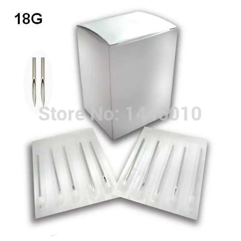 Wholesale 100PCS 18G Piercing Needles Sterile Body Piercing Needles