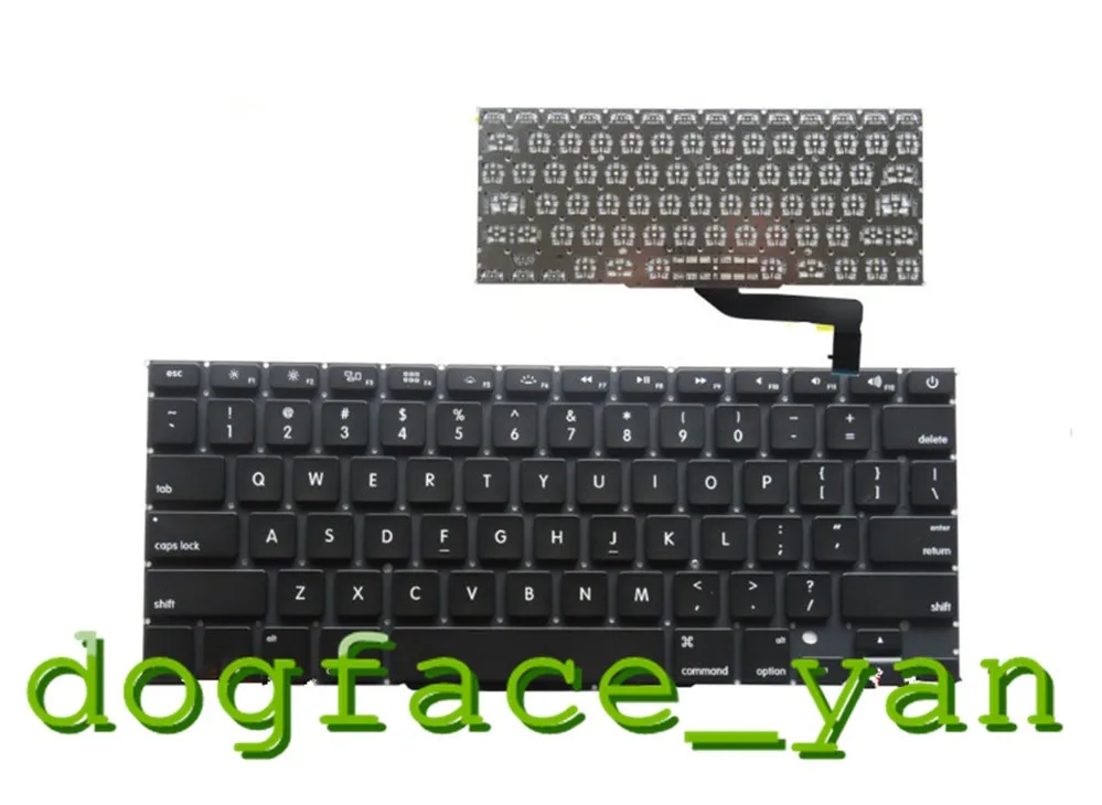 Английский клавиатура для macbook pro retina me663 mgxa2 mgxc2 сша черная | Компьютеры и офис