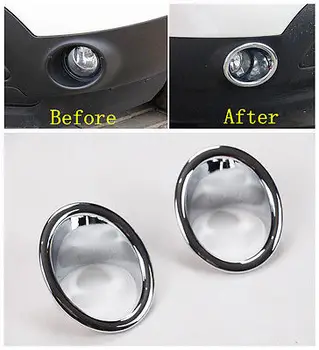 

ABS Chrome Front Fog Light Lamp Cover Trim 2pcs fit For Ford Explorer 2011 2012 2013 2014