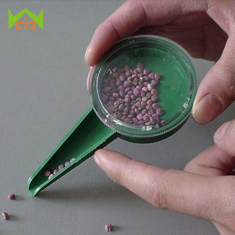 WCIC Garden Sowing Funnel Seed Dispenser Apparatus Farm Tool Adjustable