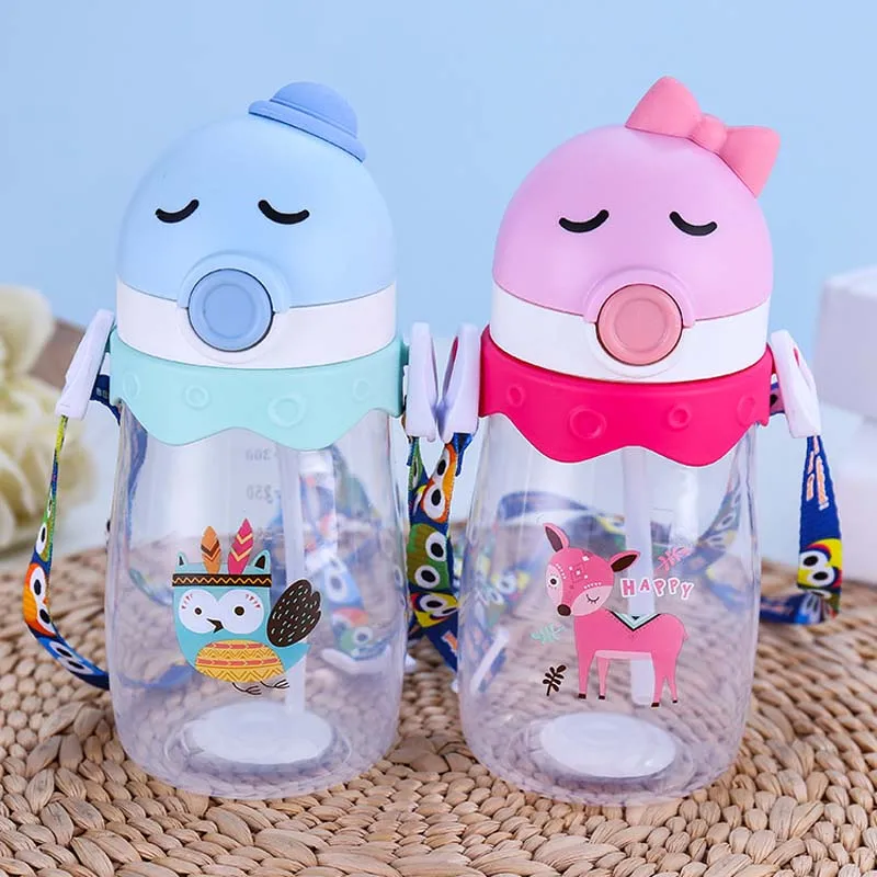 

350/450ML My Kids Water Feeding Bottle Children Cartoon Rabbit Drinkware Tea Coffee Milk Sweet Bottle Kid Birthday Cute Gifts