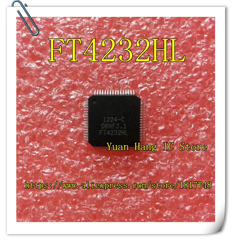 10PCS LOT FT4232HL FT4232H FT4232 LQFP64 Universal receiver transmitter IC NEW