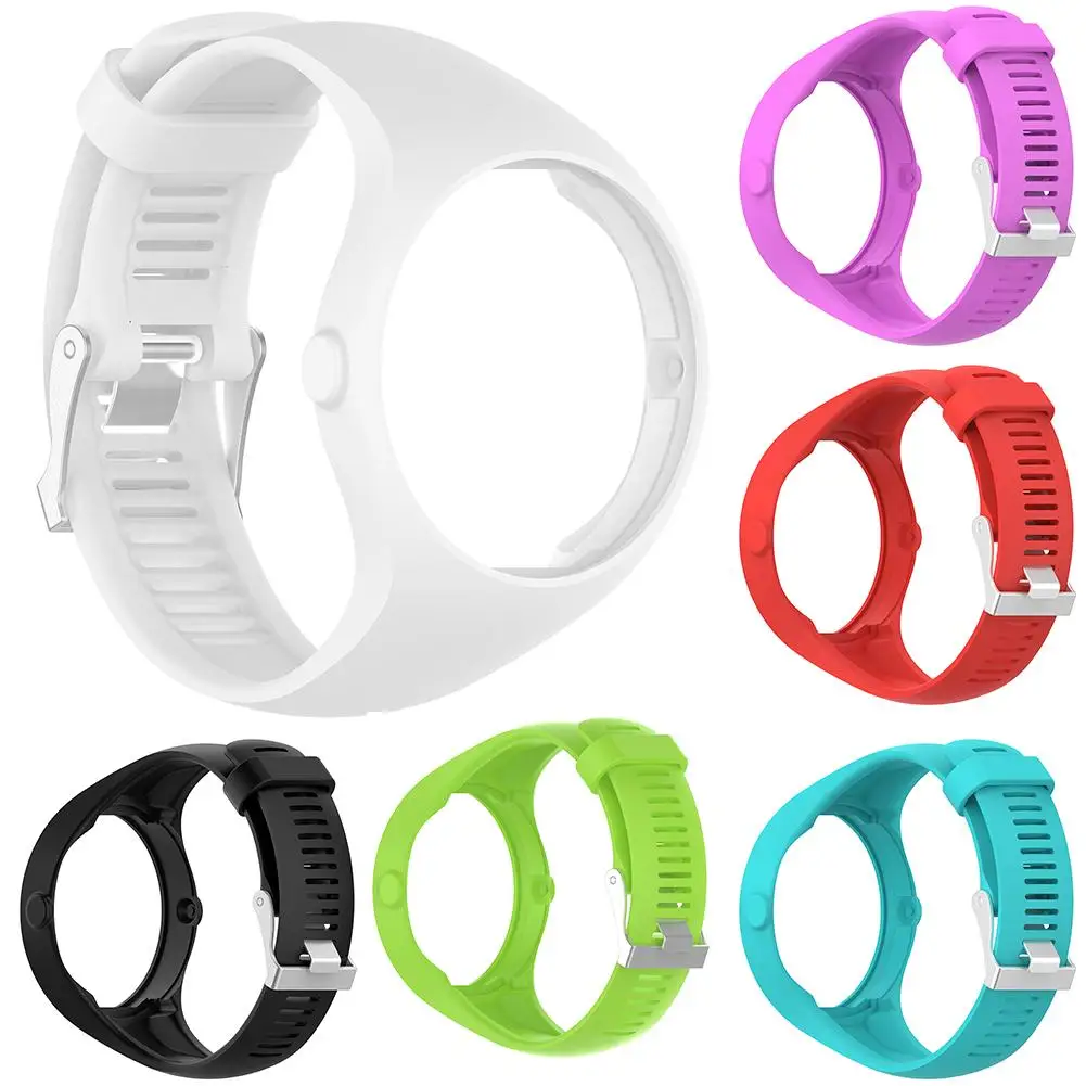 

New Arrival Solid Color Soft Silicone Smart Bracelet Watch Strap Wrist Band for Polar M200
