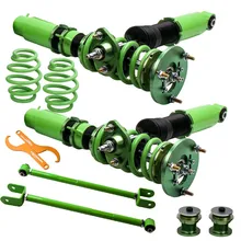 Conjunto de 4 Coilovers Kits de Suspensão para BMW Série E46 3 320i 323i 323Ci 325Ci Choque Strut com Rocker controle braços