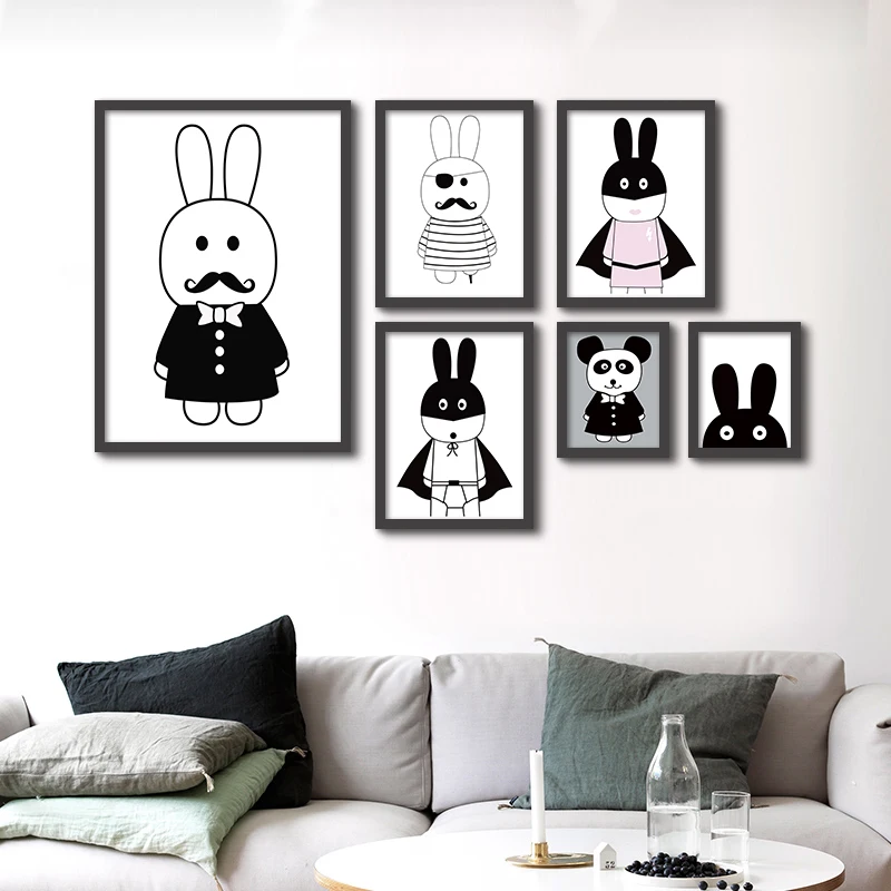 Прикольные черно белые картинки на стену