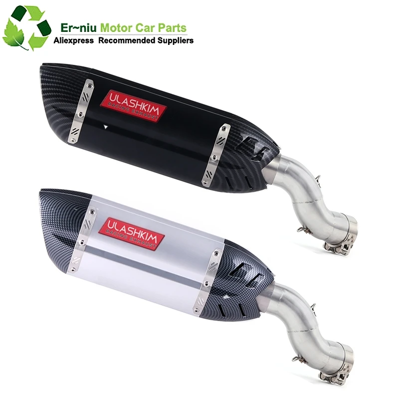 

Motorcycle Full System Exhaust Escape Slip-On For kawasaki Ninja 900 Z900 Modified Middle Link Pipe