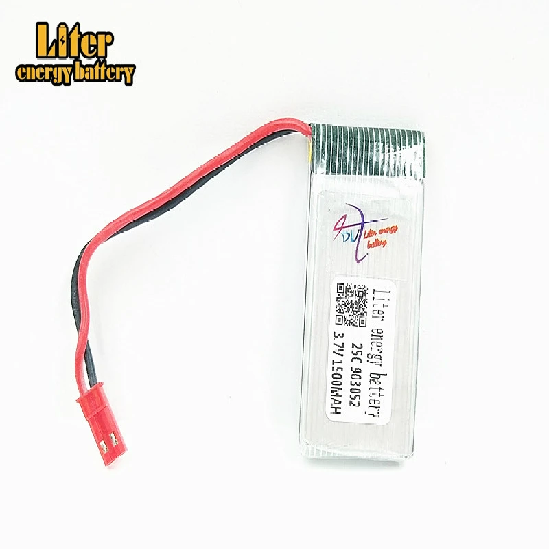 

10pcs /lot 3.7V 1500mAH Central Church 887 remote control aircraft 903052 25c lithium battery Lipo battery GSP beauty Linda T05