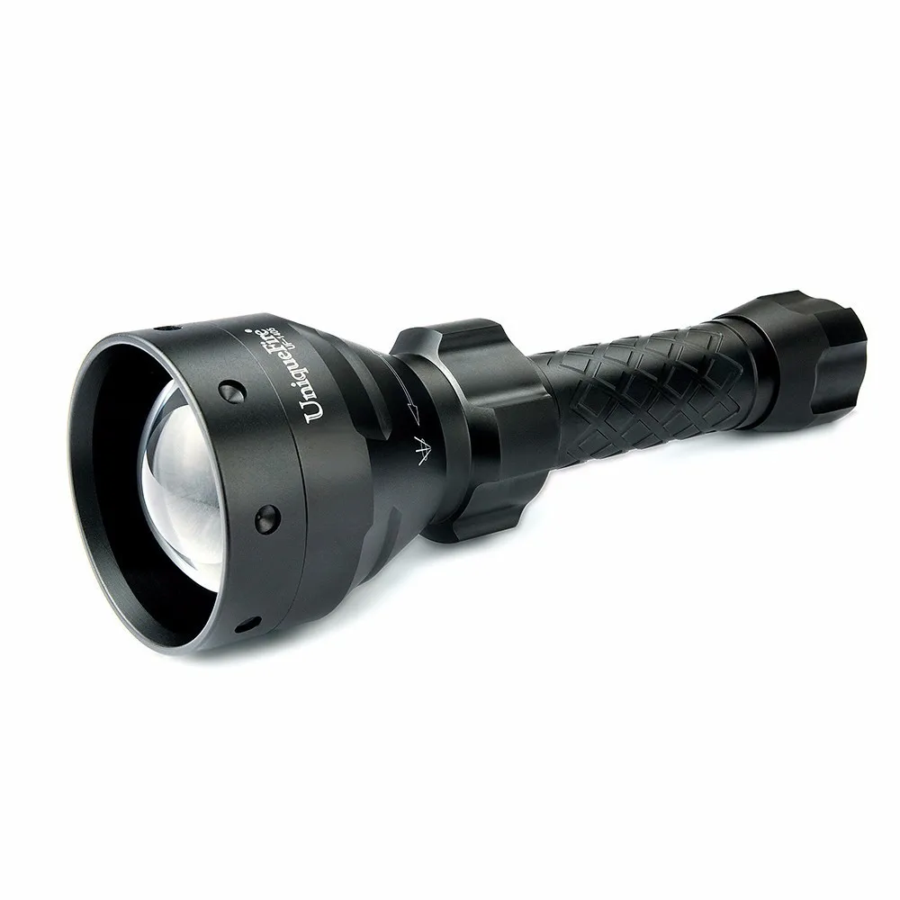UniqueFire 1405 CREE XML T6 LED Tactical Flashlight 1200 High Lumens Ultra Bright (Water Resistant Torch) With 5 Modes+Gun Mount3
