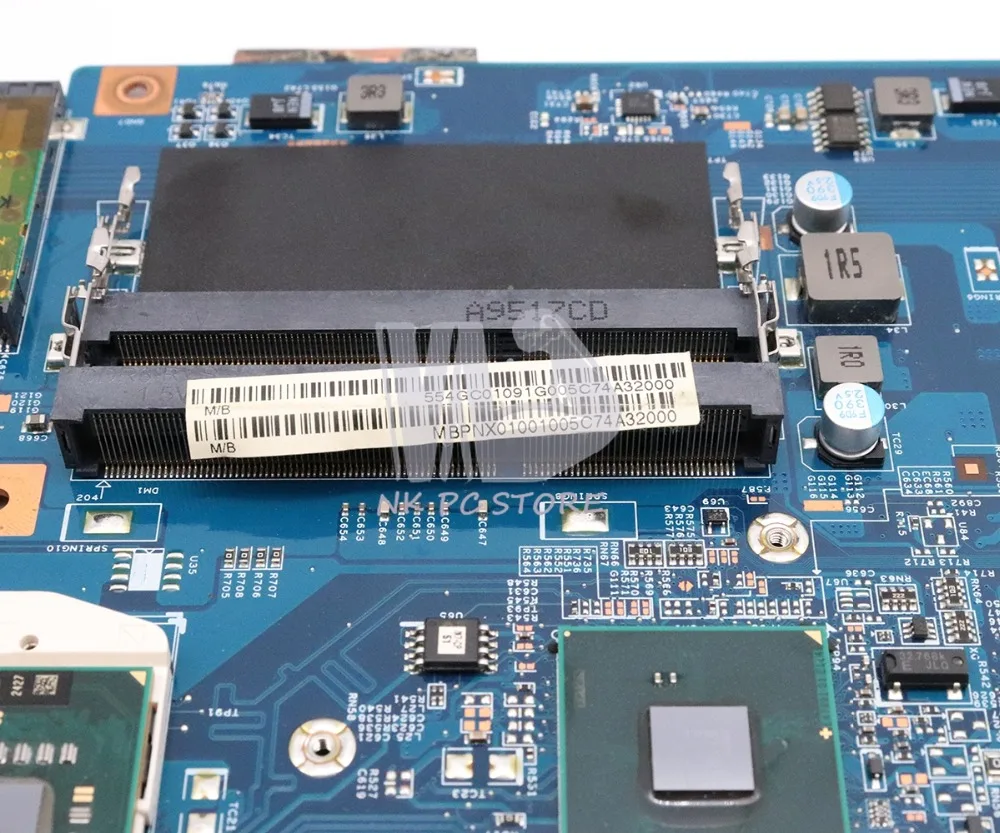 NOKOTION для Acer Aspire 7740 7740G материнская плата ноутбука MBPNX01001 48.4GC01.011 основная плата HM55 DDR3 HD4500 Бесплатная Процессор