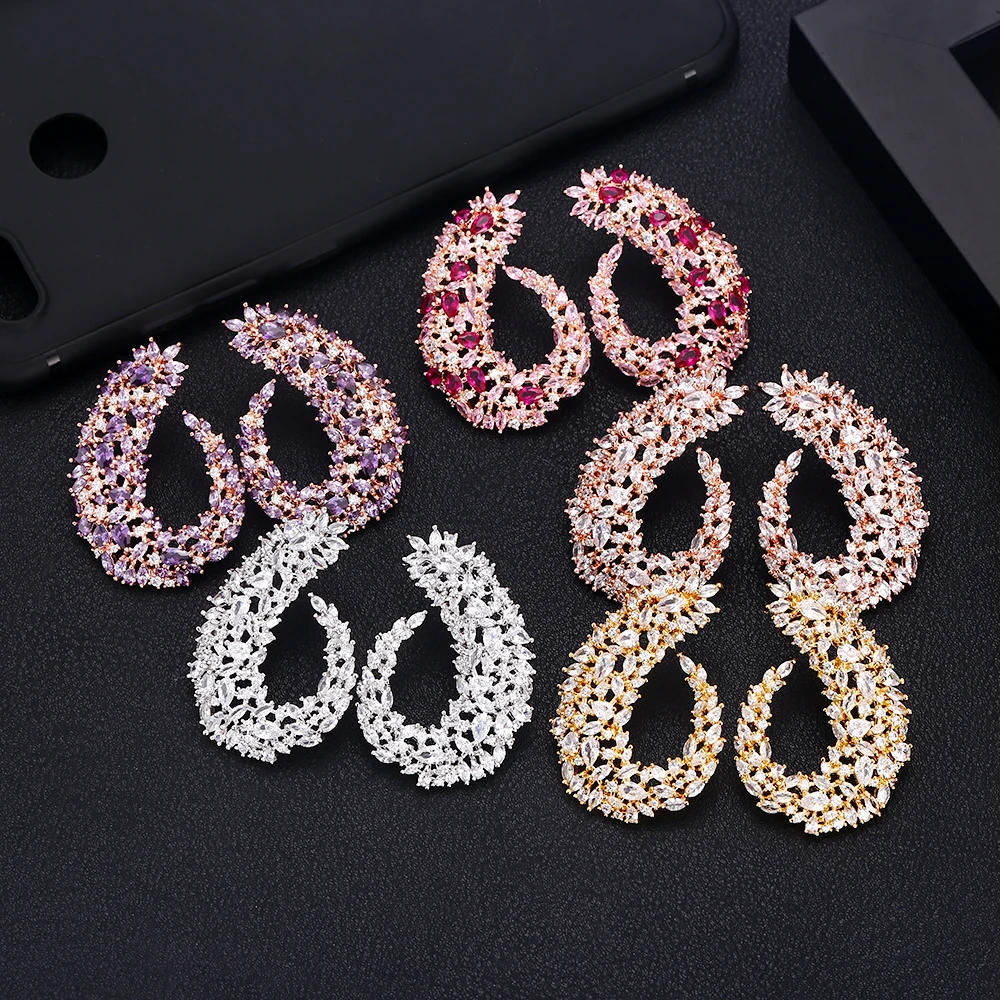 ACCKING трендовые l геометрические корейские стильные серьги с цирконием кубической огранки для женщин девушек повседневная одежда pendientes mujer moda