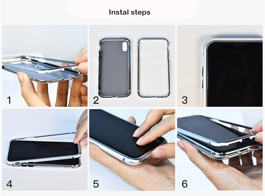 magnetic metal glass cover (14)