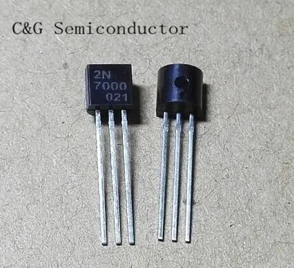 100 шт. 2N7000 N-Channel MOSFET TO-92 новые продукты и ROHS | Электронные компоненты