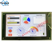 7 дюймов TFT 800RGB* 480 с управлением ic LT7684 MCU SPI IIC igc интерфейс 3,3 В Высокая яркость