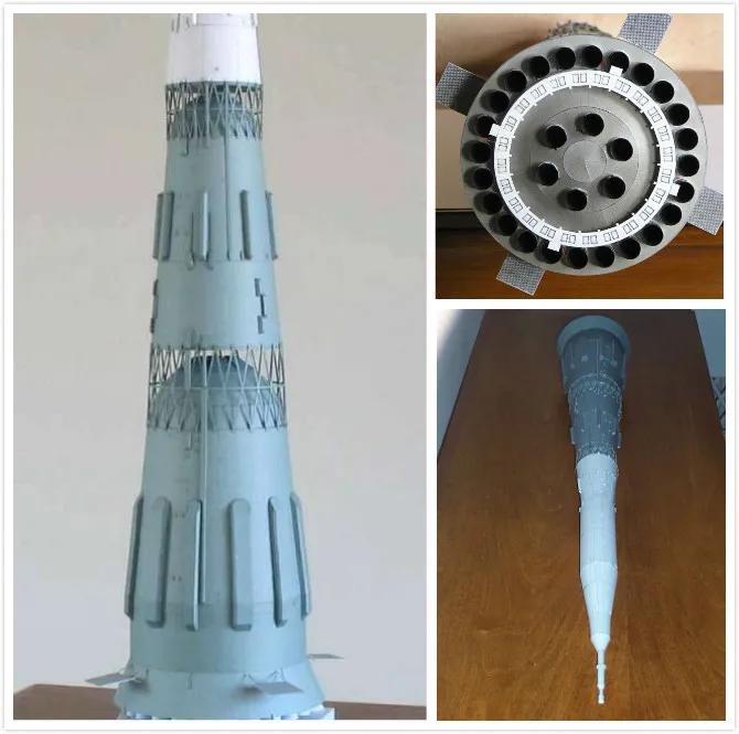 1:144 советского N 1 Старт автомобиля ракета 3D высокое моделирование пространство