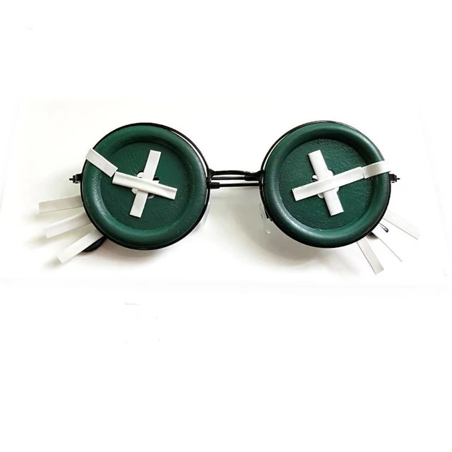 Green glassess Identity V Косплей парики садовник Эмма Вудс косплей парик очки шляпа Хэллоуин Карнавал вечерние парики реквизит для косплея - Цвет: Green glassess