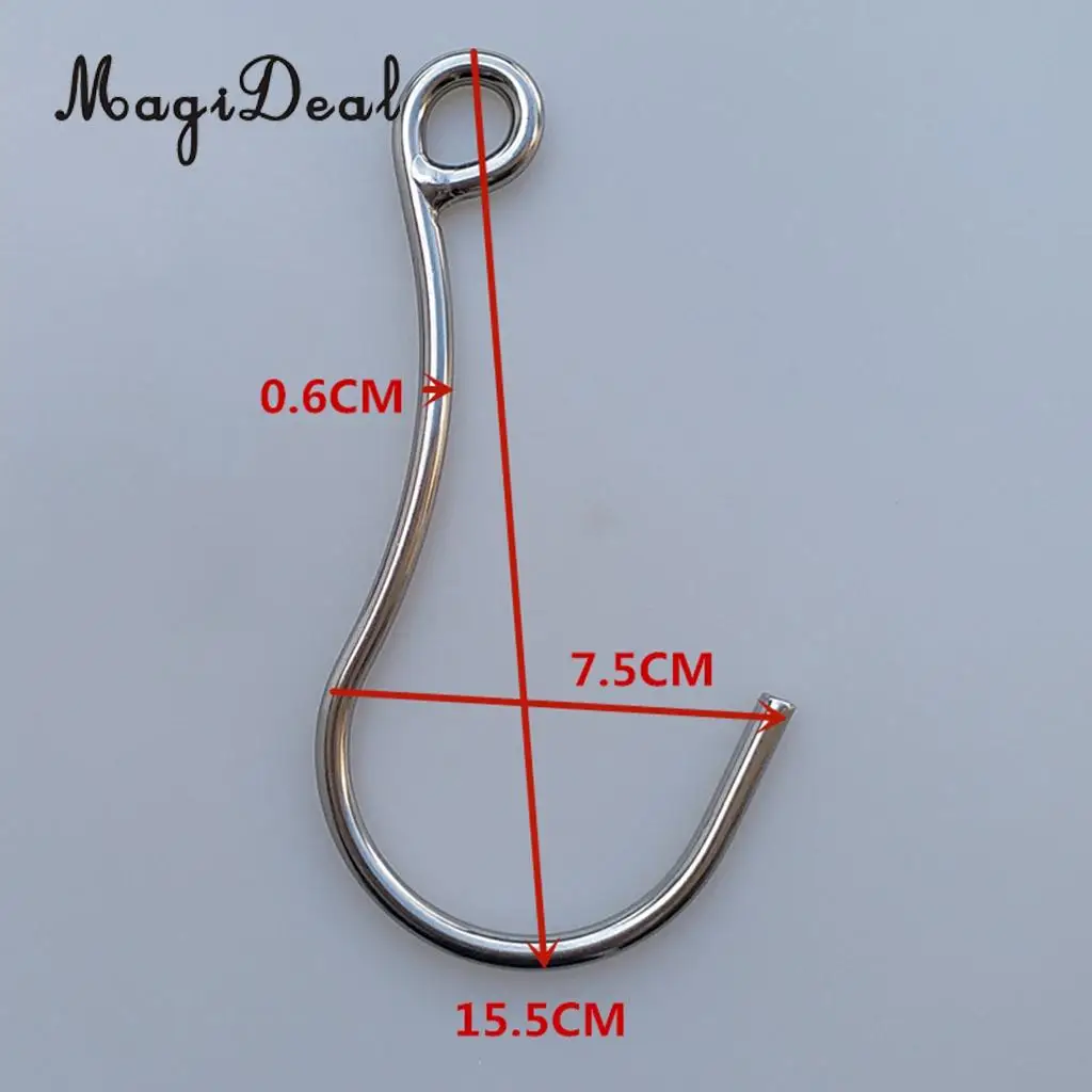MagiDeal Premium 316 Stainless Steel Single Scuba Diving Drift Reef Hook Accessories for Underwater Photography