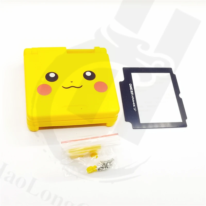 DIY Game Accessories For GameBoy Advance SP For GBA SP shell Housing Case Cover cartoon Edition Replacement Shell screen button