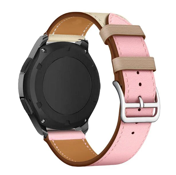Кожаный huawei gt 2 для samsung gear S3 s2 sport Classic Forntier galaxy Watch 42 мм 46 ремешки 22 20 ремешок huami amazfit