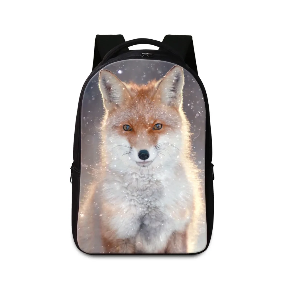 

Large Animal Backpack for High Class Students Fox School Bags for Boys Laptop Back Pack for Teen Girls College Bookbags Mochilas