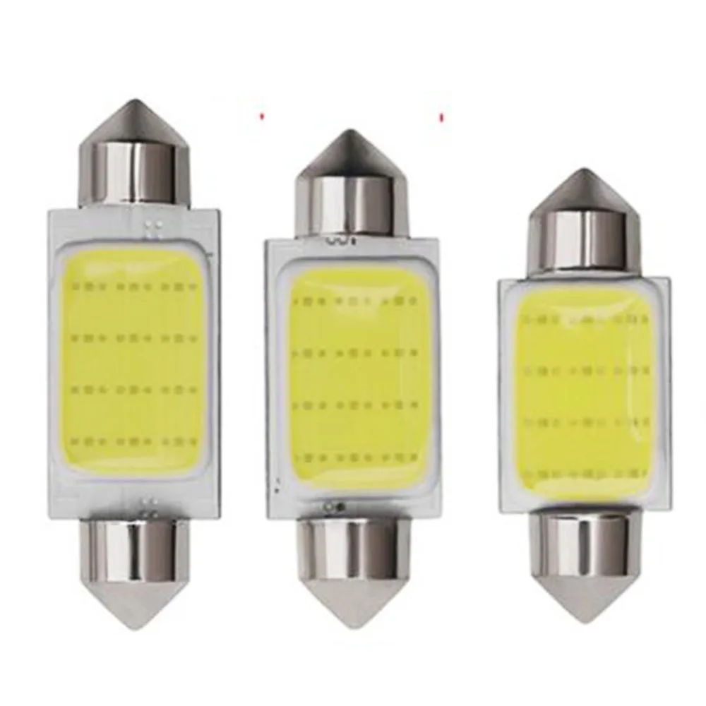 

36mm 39mm 41mm Car COB LED Bulb White Car Dome reading Map Light Auto Interior Lamp DC12V Auto Products Car Accessories Dropship