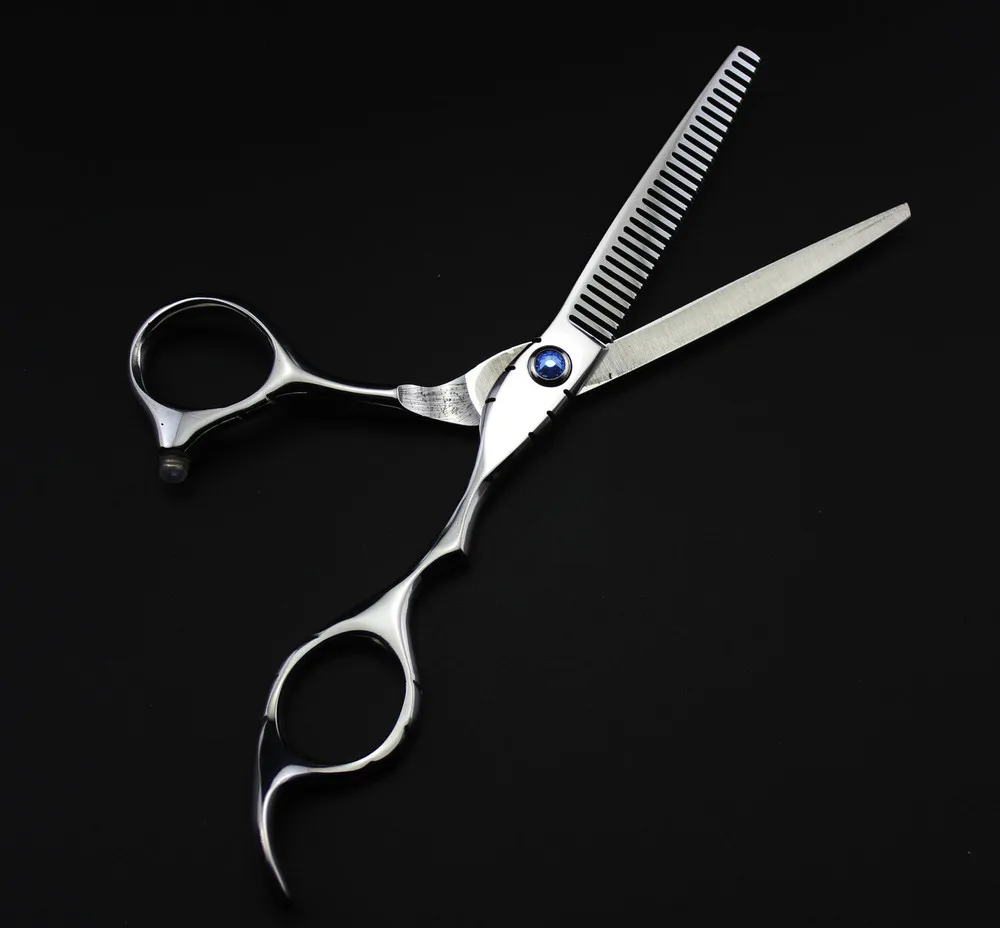Профессиональный японский 440C 6,0& 5,5 дюймов стрижка Парикмахерские филировочные ножницы набор парикмахерских ножниц
