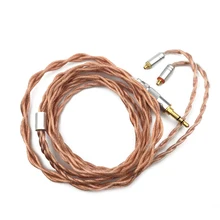 Linsoul обновления наушники кабель 4 Core сбалансированный кабель из алюминиевого сплава с чистый Медь 2,5/3,5/4,4 мм с MMCX/2Pin разъем