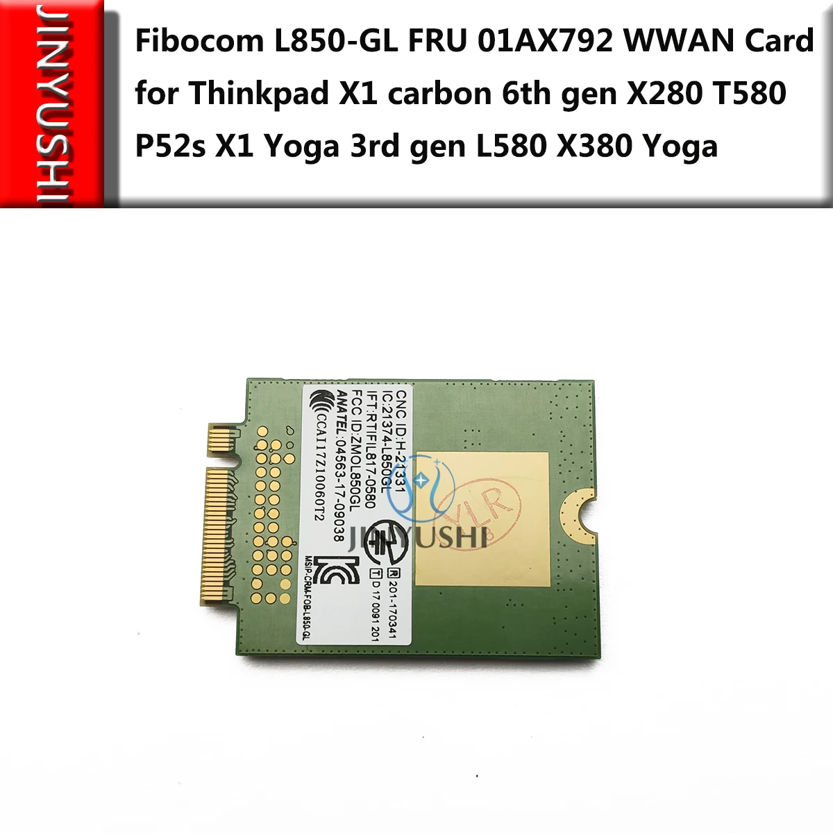 Fibocom L850-GL FRU 01AX792 WWAN карты для Thinkpad X1 углерода 6th/7th gen X280 T580 P52s P53 X1 Йога 3rd gen L580 X380 для йоги