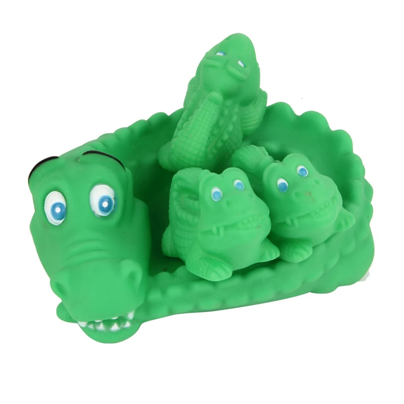 4pcs/set New Born Baby Bath Toys Cute Animals Random Style Squeeze