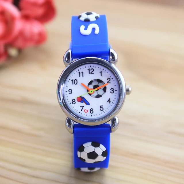 2018 New style boys children cool 3D football Design sports Series Watch Cartoon 2018 New style boys children cool 3D football Design sports Series Watch Cartoon