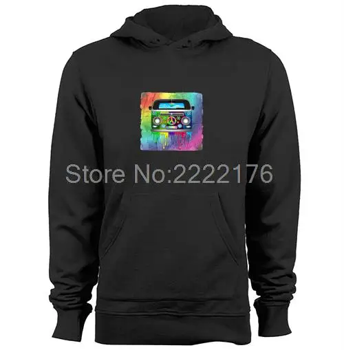 The Hippie Van Dripping Rainbow Mens &amp Womens Top Quality Hoodies Coat | Мужская одежда