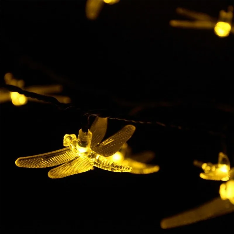 lederTEK Brand Solar Christmas Lights 19.7ft 6m 30 LED (1)