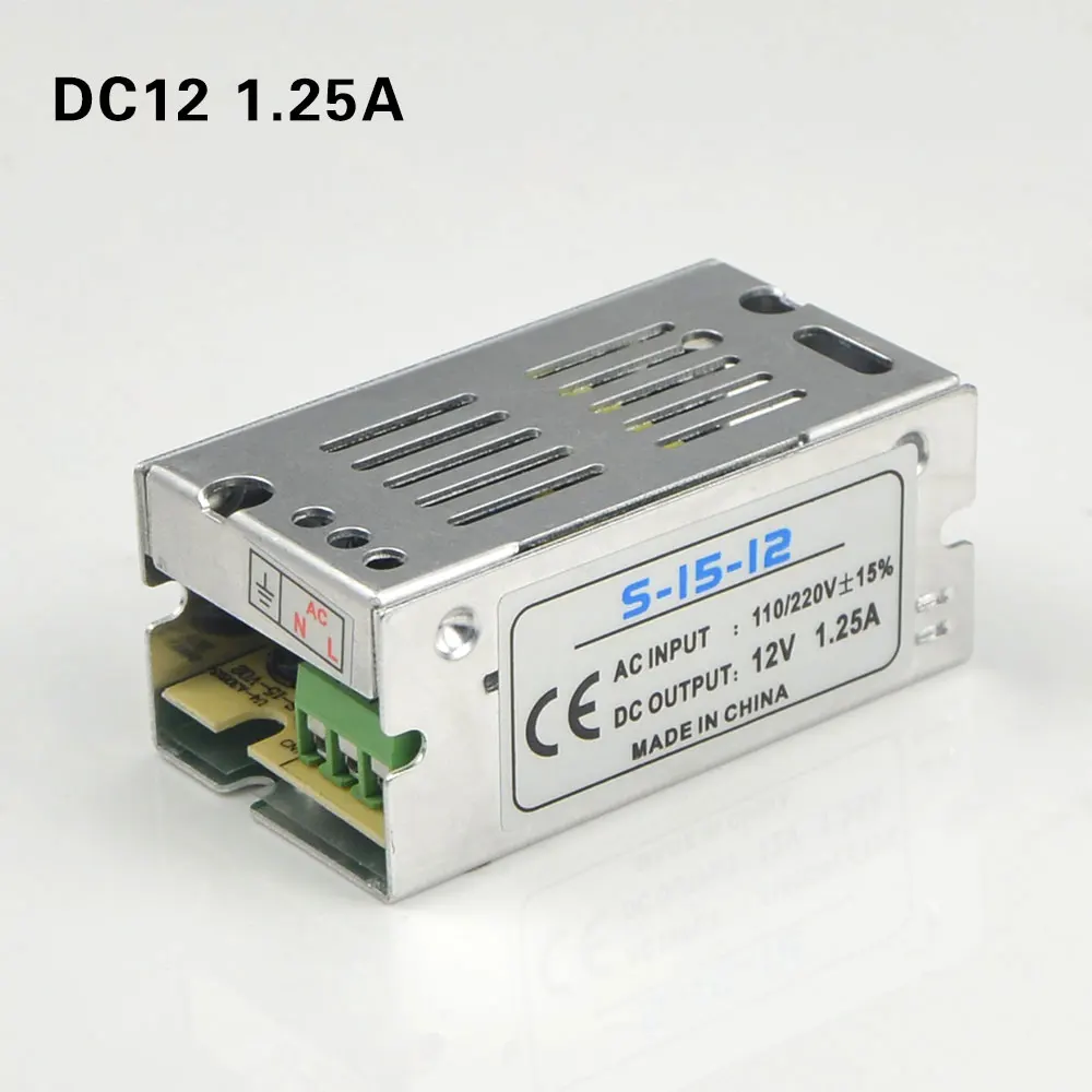 DC12V 1A 2A 3A 5A 8.5A 10A 15A 20A 30A светильник ing трансформаторы светодиодный драйвер Мощность адаптер для Светодиодные ленты светильник переключатель Питание