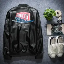 Yizlo ma-1 кожаная куртка для мужчин и женщин Локомотив пальто jaqueta de couro ma1 куртка-бомбер PU Акула полета куртка jaqueta masculina