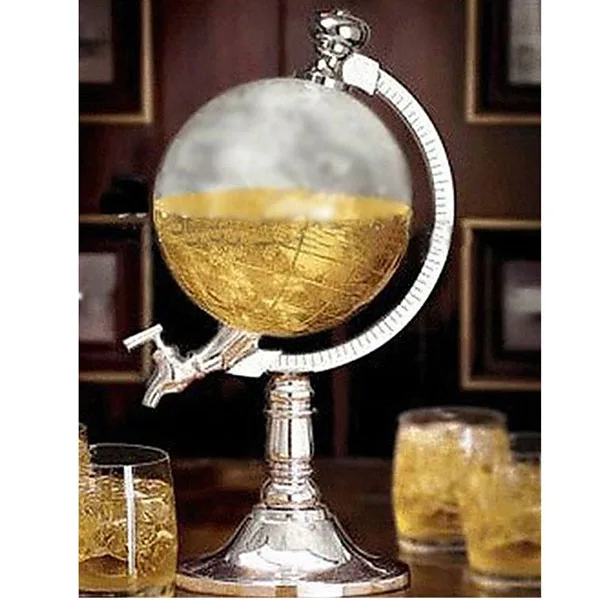 1.5L Mini Globe Wine Pourer Wine Rack Dispenser Barware Beer Beverage bar supplies bartend global beverage appliances