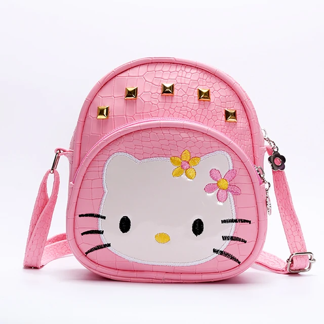 Baby S Hello Kitty Pink 2018 Handbags Kids Cat Bag Crocodile Baby S Hello Kitty Pink 2018 Handbags Kids Cat Bag Crocodile Rivet Pu