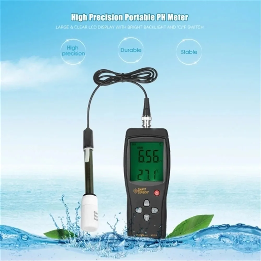 

Digital PH Meter Water Soil PH Acidity Tester Moisture Measuring Instrument Measuring Range 0.00~14.00pH