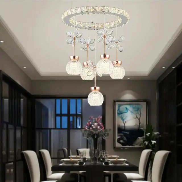 Neue Edelstahl Led Kronleuchter Led Lampen High Power Led