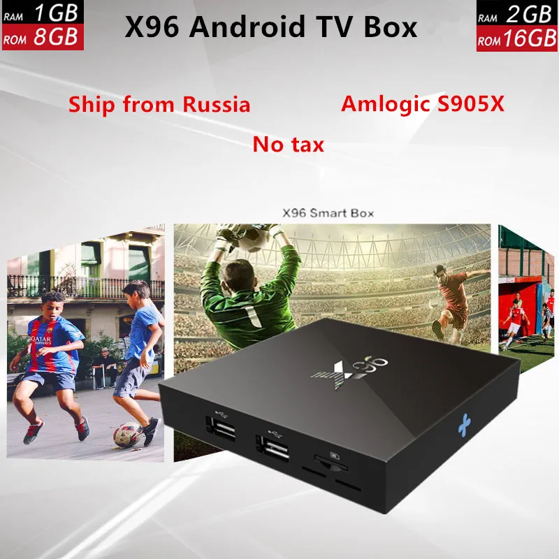 

X96 Android TV Box 7.1 Amlogic S905X 2GB RAM 16GB ROM Quad Core WIFI HDMI 4K support H.265 Smart TV Media Player Set Top BOX