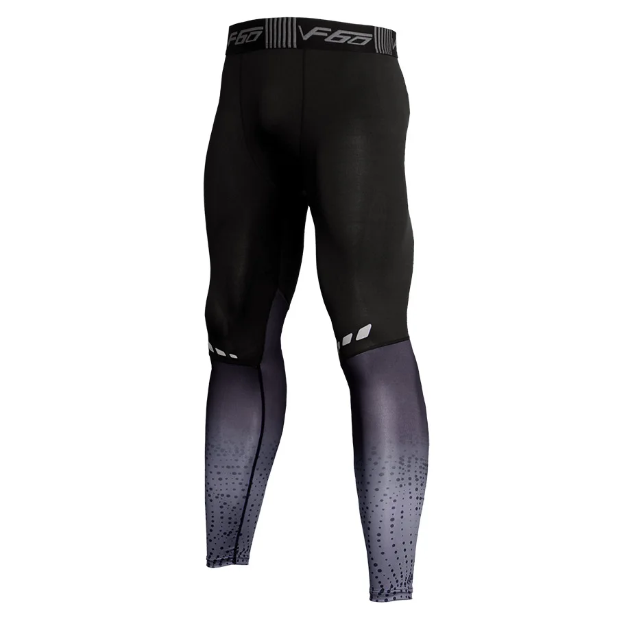 Мужские Спортивные Компрессионные Леггинсы спортивные тренировочные штаны мужские легинсы для бега фитнес-брюки Мужская спортивная одежда для бега - Цвет: Photo Color