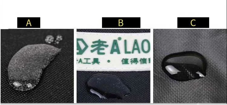 LAOA Electrician Bag 15 Inch Double Layers Thicken Top Wide Mouth Oxford Waterproof Wear-resisting Bag Tools Bag bike tool bag