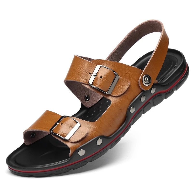 

Men's Sandals summer men shoes Breathable Walking Beach Sports Slippers Outdoor men shoes plus size 39-49