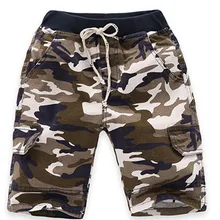 VIDMID/От 3 до 7 лет шорты для мальчиков летние шорты для мальчиков в клетку; Детские камуфляжные брюки в полоску повседневные короткие штаны для мальчиков; 4074