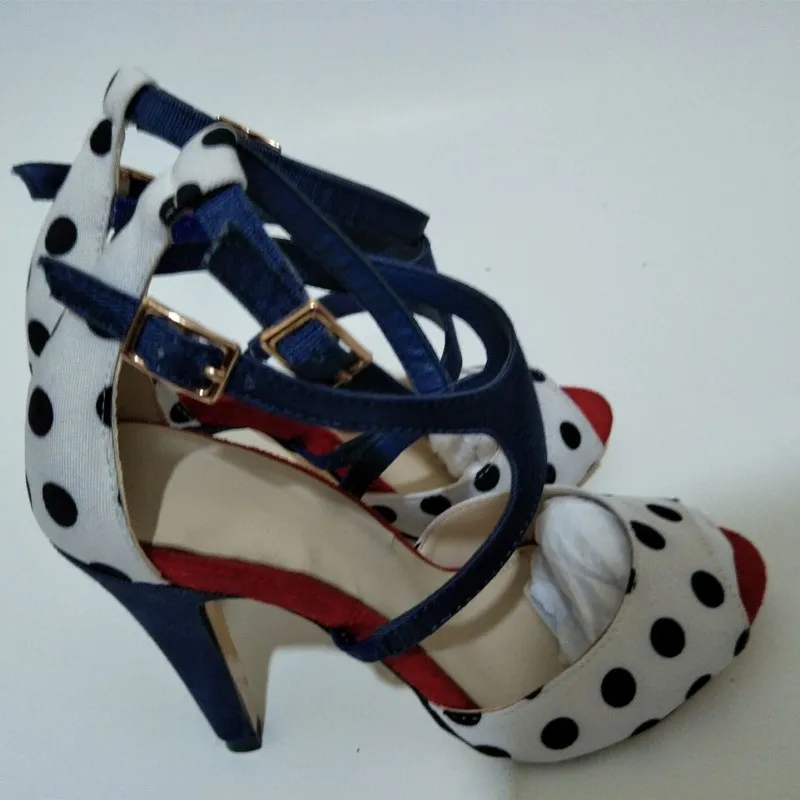 SHOFOO/обувь модная новинка; разноцветная ткань; высота каблука 11 см босоножки на шпильке; размеры 34-45