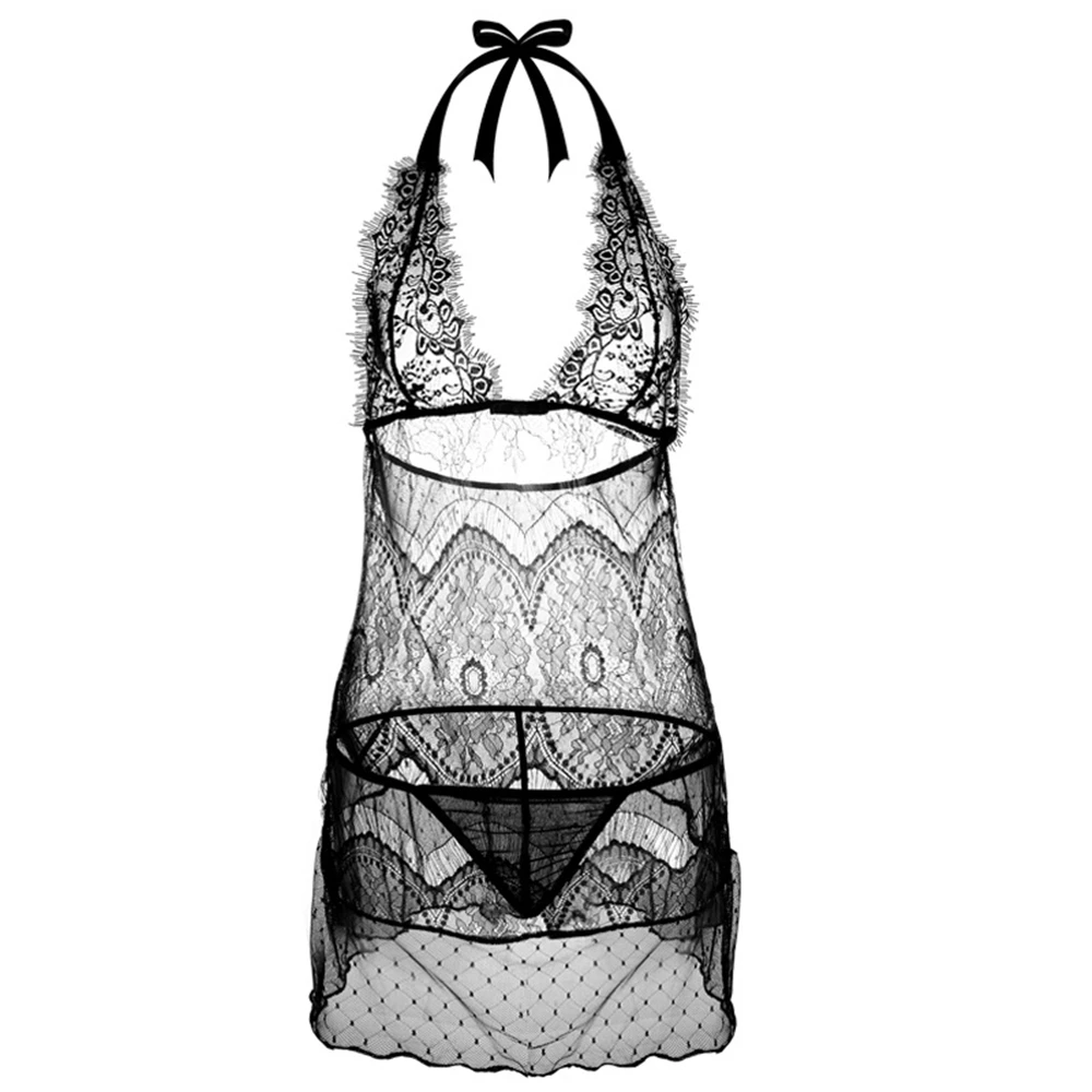 

Women lace babydoll mujer lingerie sexy for women Sexy and naughty nightie Sexy nightwear erotic lingerie sleepwear Night gown