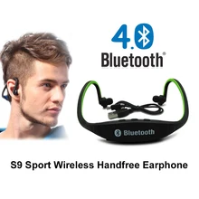 Original S9 bluetooth Headphones Sport Wireless Bluetooth 4 0 Earphone Fashionable Headset With TF Card Slot