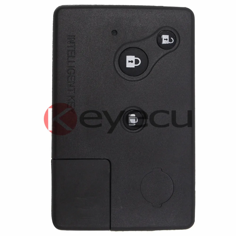 

KEYECU Smart Remote Key Case 3 Buttons Fob for Nissan Teana (Old Model) with Small key
