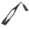 IEC 320 C8 Male to Dual C7 Female Y Split Power Cable, IEC 2Pin Figure 8 Male to 2 Female Cord 30CM ► Photo 2/6