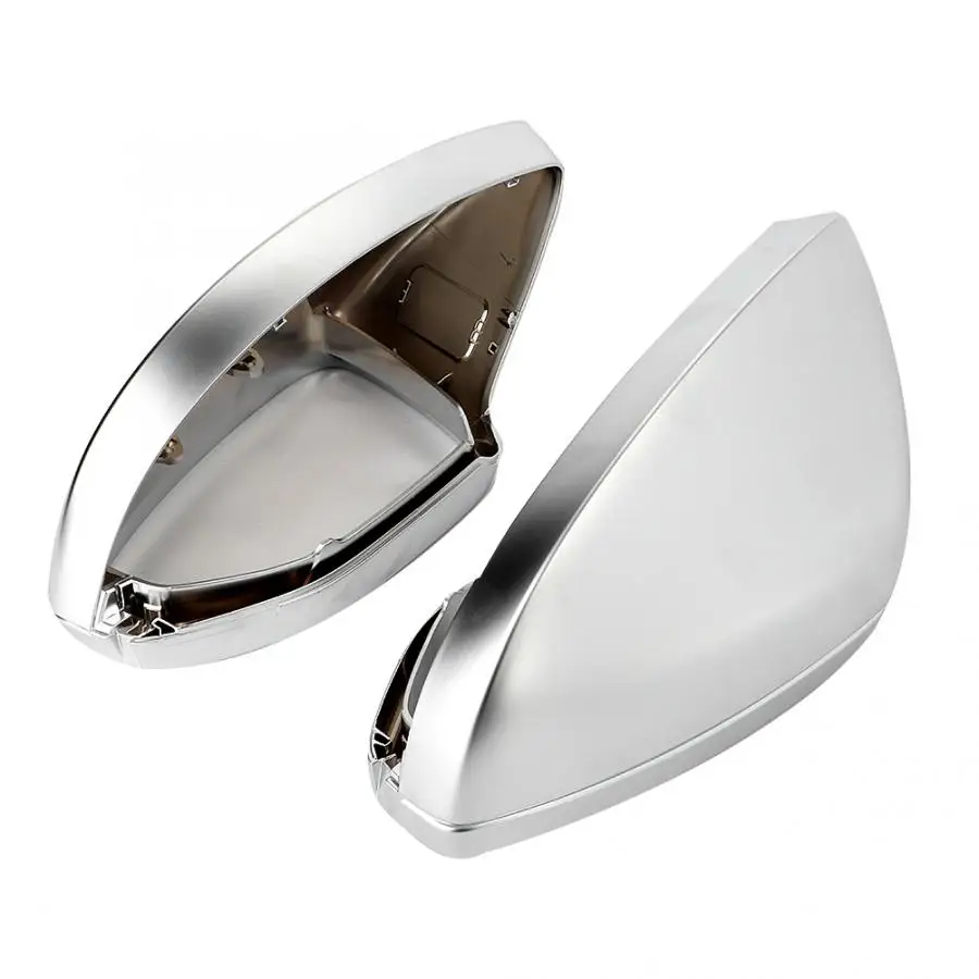 1 Pair Rearview Mirror Shell Cover Protection Cap Matte Chrome for Audi A6 A7 A8 2018 auto mirror accessories new | Автомобили и